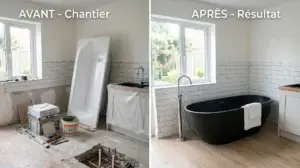 Installation baignoire