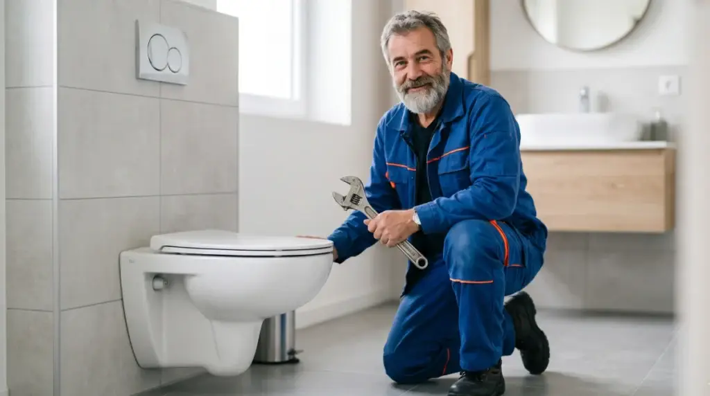 installation wc toilettes