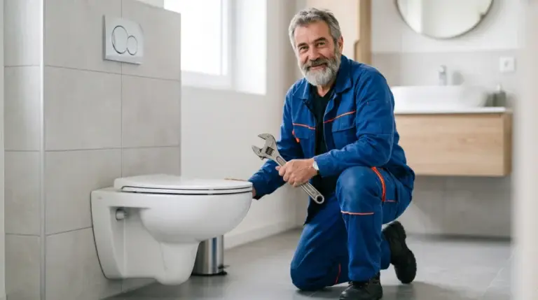 installation wc toilettes
