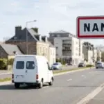 Panneau de la ville de Nantes