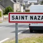 Panneau de la ville de Saint-Nazaire