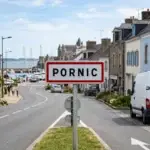 Panneau de la ville de Pornic