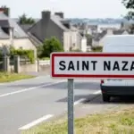Panneau de la ville de Saint-Nazaire