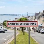 Panneau de la ville de Saint-Brevin-les-Pins