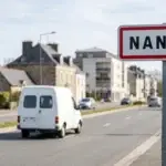 Panneau de la ville de Nantes