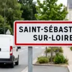 Panneau de la ville de Saint-Sébastien-sur-Loire