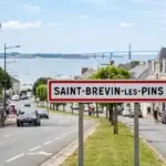 Panneau de la ville de Saint-Brevin-les-Pins