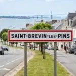 Panneau de la ville de Saint-Brévin-les-Pins