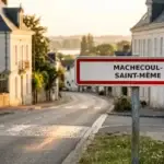 Panneau de la ville de Machecoul-Saint-Même