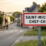 Panneau de la ville de Saint-Michel-Chef-Chef