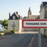 Panneau de la ville de Thouaré-sur-Loire
