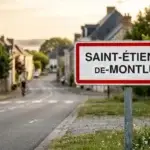Panneau de la ville de Saint-Étienne-de-Montluc