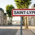 Panneau de la ville de Saint-Lyphard