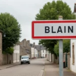 Panneau de la ville de Blain Panneau de la ville de Blain