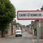 Panneau de la ville de Saint-Étienne-de-Montluc Panneau de la ville de Saint-Étienne-de-Montluc