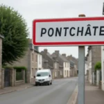Panneau de la ville de Pontchâteau Panneau de la ville de Pontchâteau